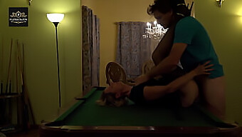 Sexy Mature Wife With Big Tits Gets Rough Treatment On Pool Table.