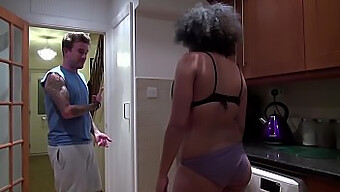 A British Man Drills A Curly-Haired Black Girl'S Round Ass