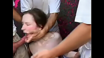 Teen Takes On Gangbang And Anal Pounding