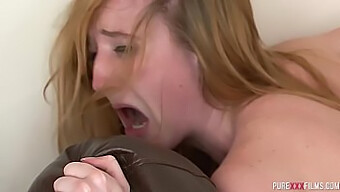 British Redhead Gets A Hardcore Facial Cumshot