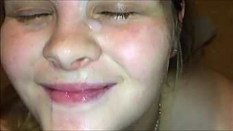 Young Woman Filmed On Iphone Giving Exceptional Blowjob And Receiving Large Cumshot On Face