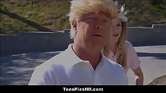 Teen Alexa Grace Gets Creampied By President Trump Doppelgänger