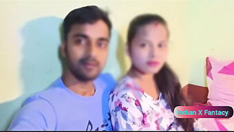 Indian Amateur Couple'S Steamy Dorm Session Caught On Camera