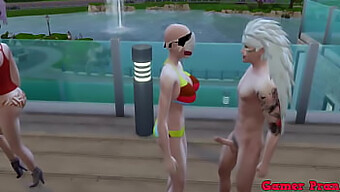 Junge 18+ Babes Hinata Und Madara Werden Im Pool Frech