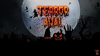 Linda Del Sol And Cris Angelo In Scary Anal Encounter On Halloween