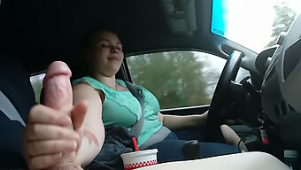 Couple Engages In Oral Sex And Blowjob On The Road