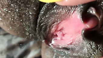 Close-Up View Of Intense Masturbation Orgasm