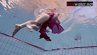 Teen Russian Redhead Flaunts Her Body In The Pool