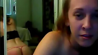 Webcam Amateur Chokes On Her Own Gag