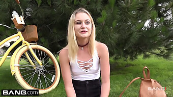 Kenzie Kai, A Stunning Blonde Teen, Engages In Exhibitionism By Baring Her Petite Breasts In A Public Setting. This Amateur Flashing Video Is Sure To Excite Fans Of Public Nudity And Those Who Enjoy Kenzie'S Captivating Performances.