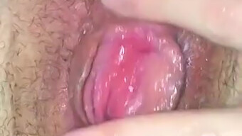 Wet And Close-Up Vibrator Masturbation