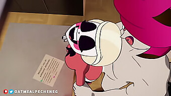 Gros Plan Sur Les Fesses D'Un Dessin Animé Dans L'Animation De L'Hôtel Hazbin