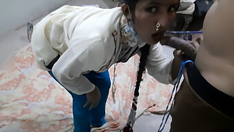 Indian Maid'S Oral Skills Lead To Wild House Fun