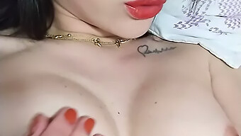 Brazilian Amateur With A Tattooed Pussy Plays With Her Clit