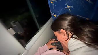 First-Time Bdsm Adventure On A Bus Ride: Oral Pleasure And Unexpected Climax