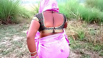 Farm Visit Turns Into Public Threesome With Indian Mother-In-Law