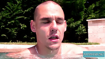 Hungarian Teenager Gives A Deepthroat Blowjob In The Pool