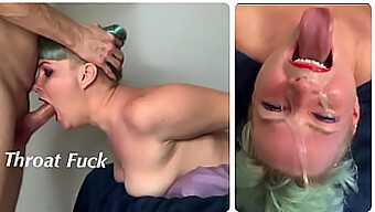 Hardcore Blowjob With Deepthroat And Face Fuck For Stepdaughter