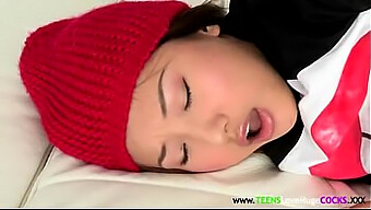 Alina Li, An Asian Teen, Enjoys A Deepthroat And Facial Ejaculation In This Hardcore Video