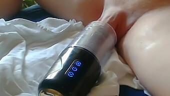 Cumshot Fetish Meets Stockings In Intense Masturbation Session