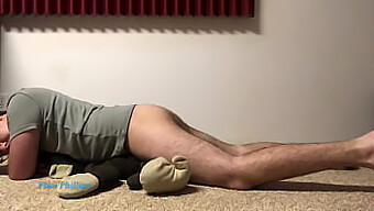 Queer Sub Boy'S Solo Play With Stuffed Toy