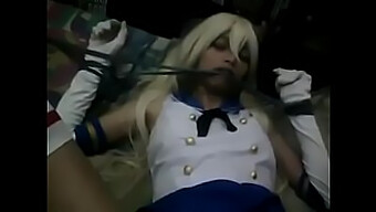 Kancolle Cosplayer Shimakaze Tham Gia Vào Trò Chơi Thân Mật